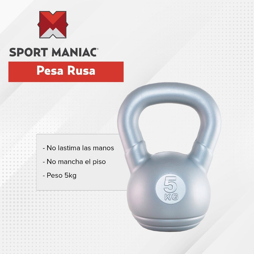 Imagen 5 de 8 de Set De 3 Pesas Rusas Vacias Para Llenar En Casa 5 - 7 - 9 Kg