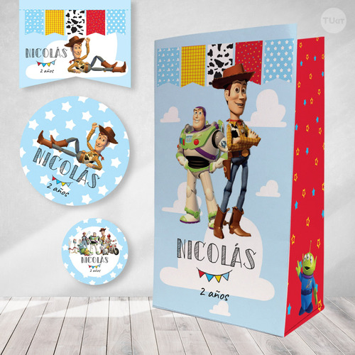 Kit Imprimible Toy Story Personalizado Tukit