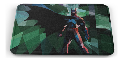 Tapete Dc Comic Batman Capa Abstracto Baño Lavable 40x60cm