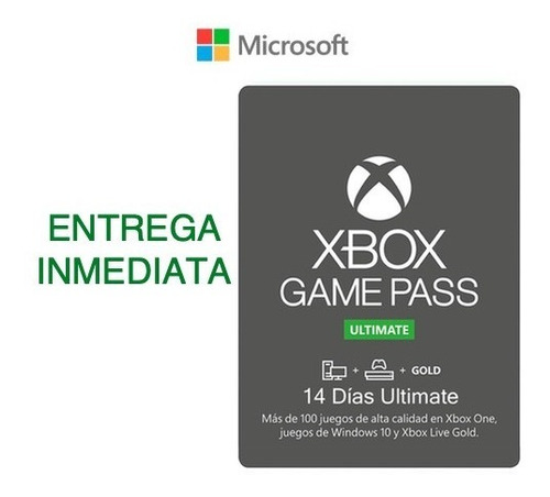 Xbox Game Pass Ultimate 14 Días Código Renovación