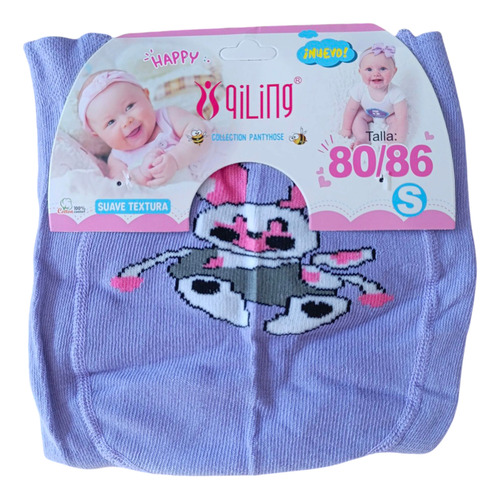 Medias Medibacha Can Can Para Bebe Lana 4 S/3-6 Meses