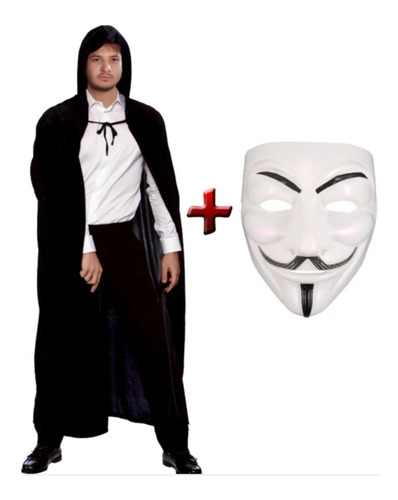 Disfraz De Anonymous Para Halloween Fiestas 