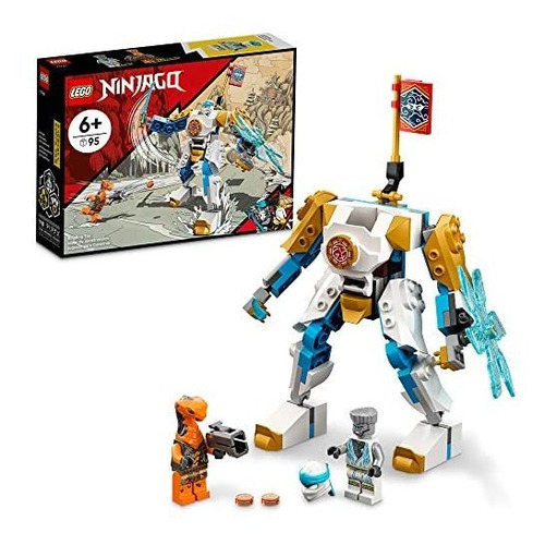 Set De Juego Lego Ninjago Zanes Power Up Mech Evo 71761 Con