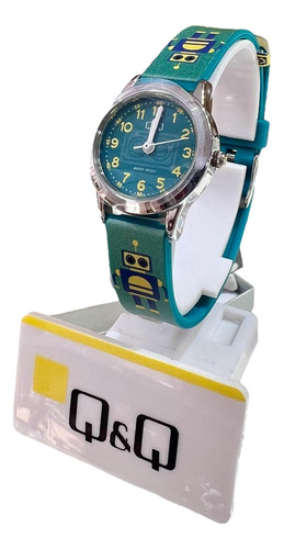 Reloj Q&q Infantil Malla Silicona Modelo Robot 