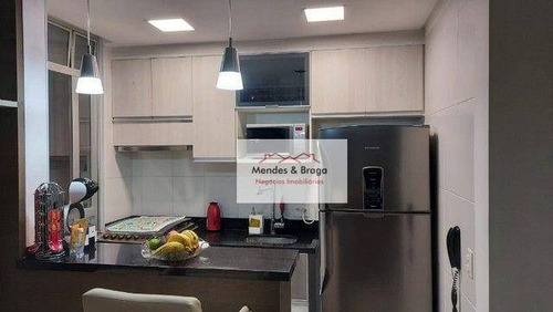 Imagem 2 de 20 de Flex Guarulhos Apartamento Com 2 Dormitórios À Venda, 60 M² Por R$ 355.000 - Vila Galvão - Guarulhos/sp - Ap2777