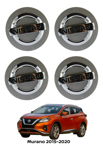 Tapón Rines De Lujo 4pz Murano 2015-2020 Nissan