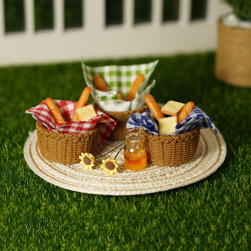 Accesorios De Casa De Muñecas De Comida En Miniatura Decorac