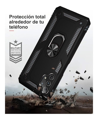 Funda Case Para Moto G31 Con Anillo Soporte Uso Rudo