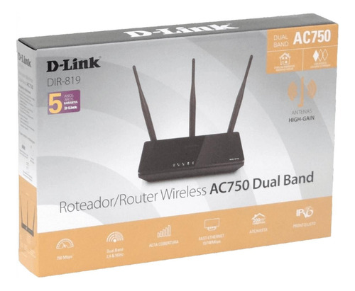 Router Wifi D-link Ac750 De Doble Banda Clickbox