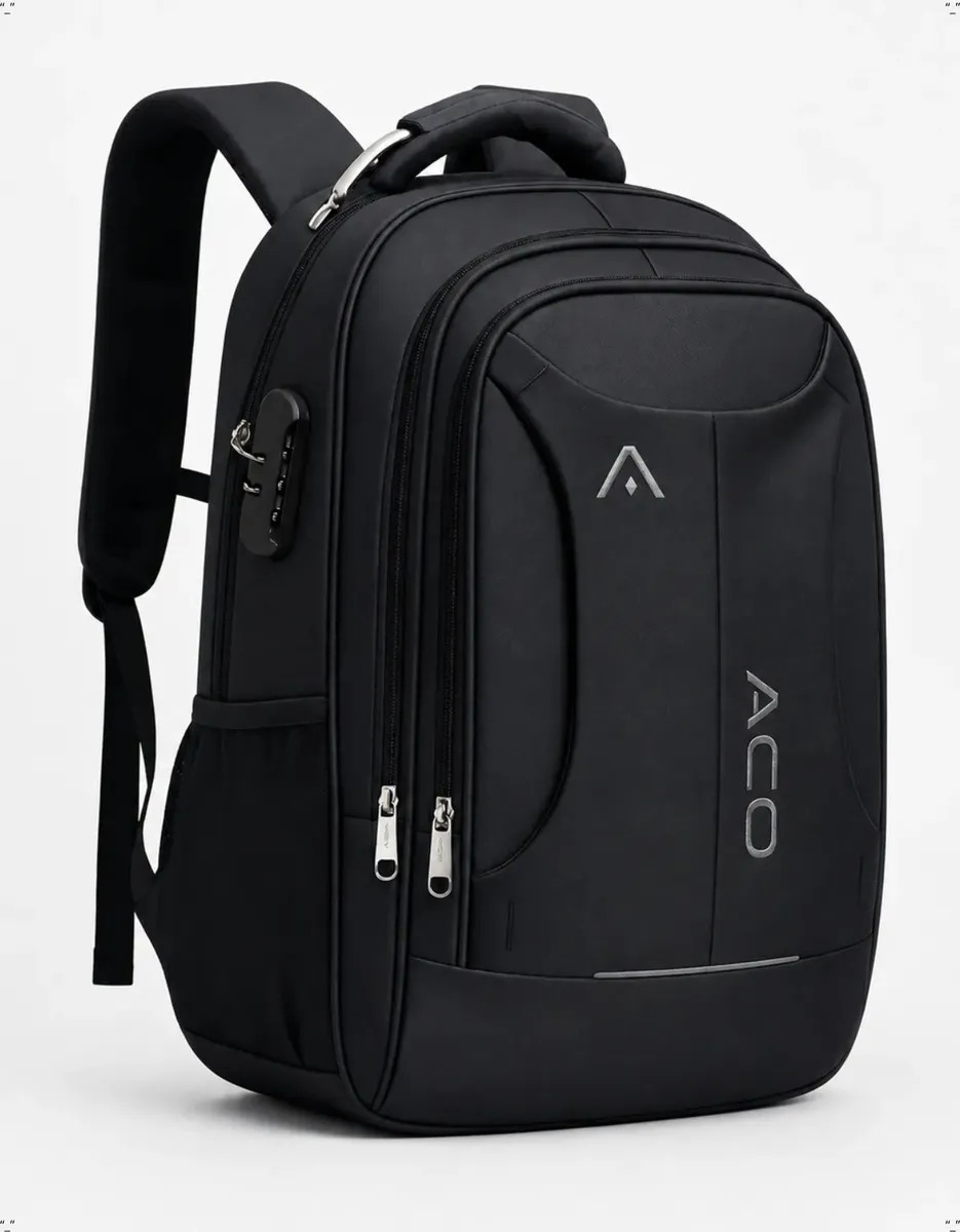 Mochila Notebook Masculina Reforçada Impermeável Executiva Viagem Anti Furto Grande 35L Forpak