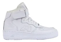 Comprar Tenis Bota Blanco Escolares Piel Cosido Comodo Urbano  Air