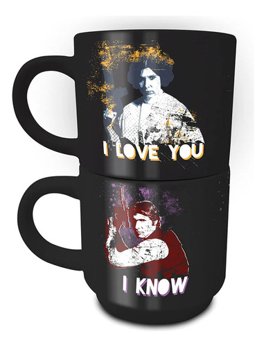 Star Wars - Han And Leia - Mug Pair Set - Darkside Bros