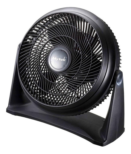 Ventilador De Piso Mytek 3337 De 12 Pulgadas Plástico Cantid 30.48 Cm 60 Hz Negro Negro Plástico 3