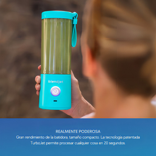 Licuadora Portátil Blendtec Blendjet Celeste 475 Ml Celeste