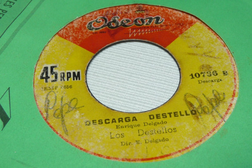 Jch- Los Destellos Cumbia Del Desierto / Descarga 45 Rpm
