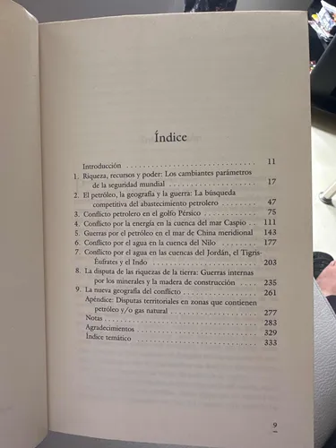 Guerras Por Los Recursos - Michael T. Klare Conflicto Global (Usado)