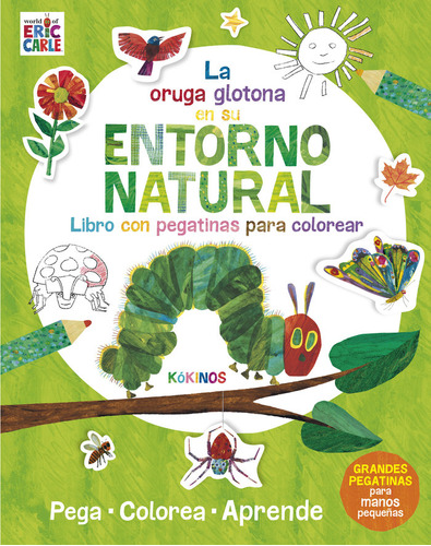 Libro Pequeã¿a Oruga Glotona En Su Entorno Natural,la