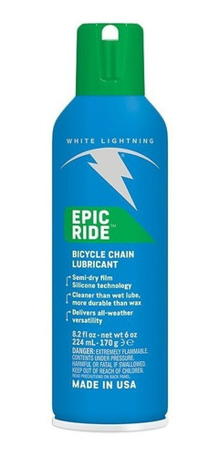 Lubricante Cadena White Linghning Seco 224ml Planet Cycle