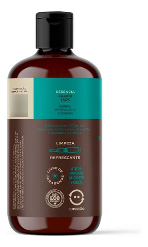 Shampoo Para Cabelo 2 Em 1 Calico Jack 230ml Don Alcides