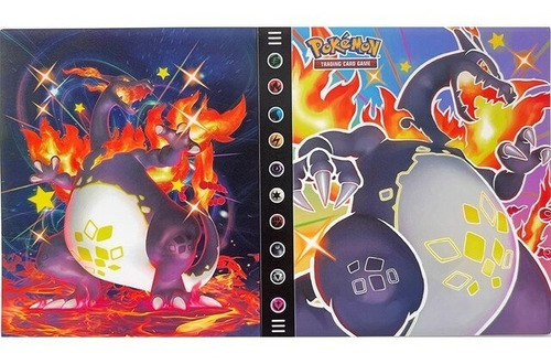 Album Protector Para Cartas Pokemon Diseño Charizar B