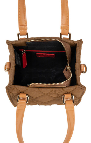 Bolsa Tote Cloe Janrami Chico Color Marrón