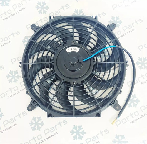Imagem 3 de 7 de Eletro Ventilador Ventoinha Elétrica 12 Polegadas 12v 80w