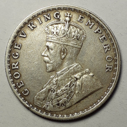 India Britanica - 1 Rupia 1914 - Km 524 (ref 200)
