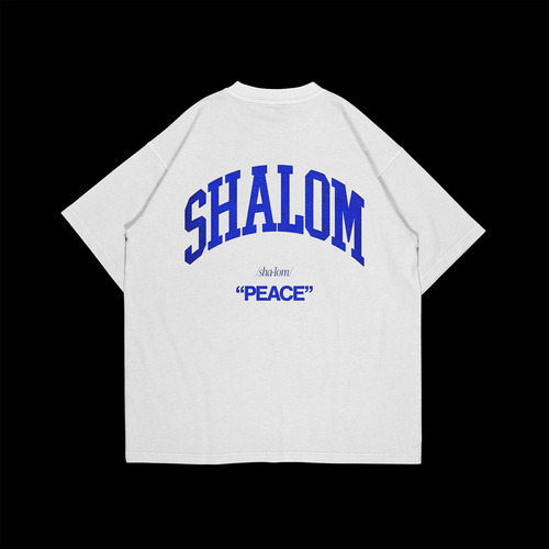 Remera Cristiana Glory Oversize Shalom Unisex