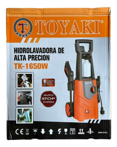 Hidrolavadora Eléctrica 1.500psi Toyaki Envío Gratis