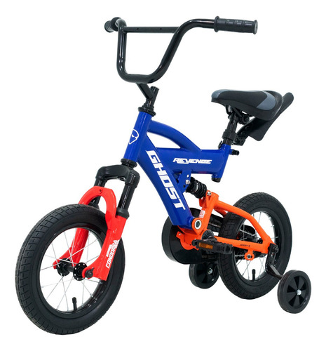 Bicicleta Ghost Revenge Rodada 12 Azul Infantil Tamaño del cuadro S