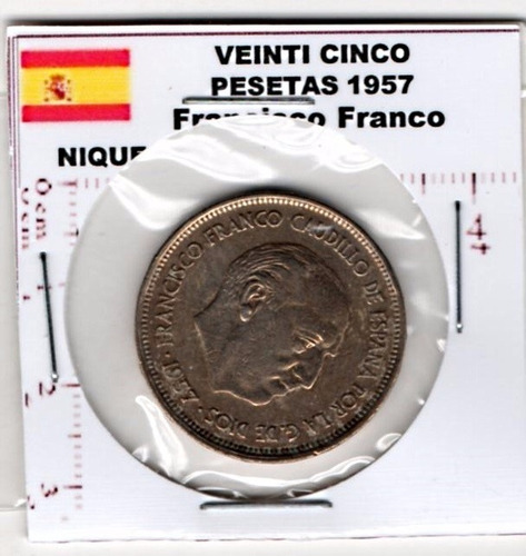 Monedas España   25 Pesetas 1957    Ef26