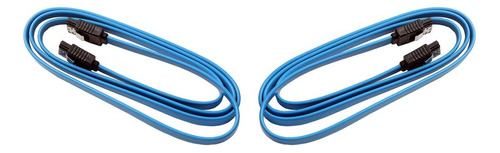 2x 1m Serial Ata Iii 3.0 Cable De Datos De