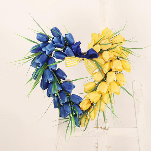 Puerta Delantera De Adorno Colgante De De Primavera Para La