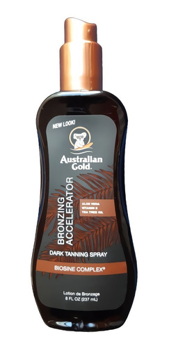 Australian Gold Acelerador Con Bronce Spray Gel