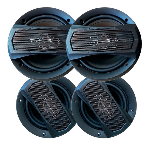 Juego De Parlantes Para Auto 6 PuLG + 5 Pulgadas Premium