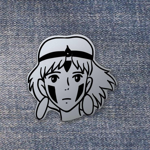 Pin Decorativo - Princesa Mononoke - Studio Ghibli