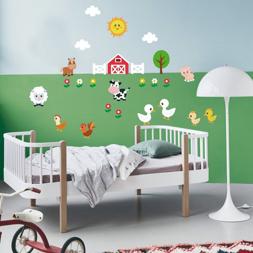 Imagen 3 de 4 de Vinilos Decorativos Estrellas Animales Circulos Naturaleza