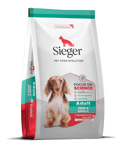 Alimento Sieger Super Premium Adult Mini & Small Breeds para perro adulto de raza pequeña sabor mix en bolsa de 15 kg