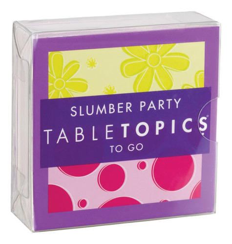 Tabletopics To Go Slumber Party  40 Divertidas Tarjetas De 