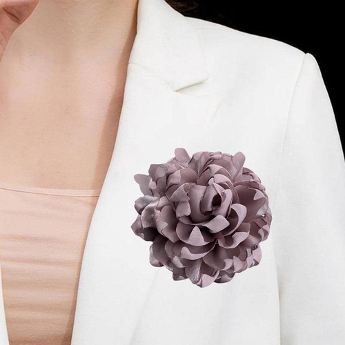 2 Broche De Flor Para Mujer, Elegante Alfiler De Solapa Para