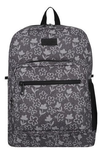 Mochila Notebook Xtrem Everdale 5xt Flores Negro 16