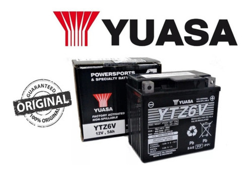 Bateria Ytz6v Yuasa Fan 150/xre300