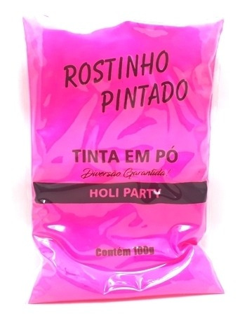 Imagem 3 de 3 de Tinta Em Pó Holi Party 100gr Pink