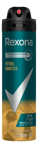 Desodorante Rexona Antitranspirante Fútbol Fanatics 150ml