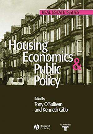 Libro Housing Economics And Public Policy - Anthony O'sul...