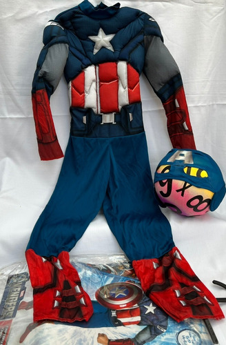 Disfraz Capitan America The Avangers Marvel T 4-6 Original