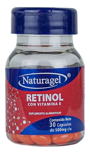 Naturagel Retinol Con Vitamina E Salud Visual Cuidado Piel