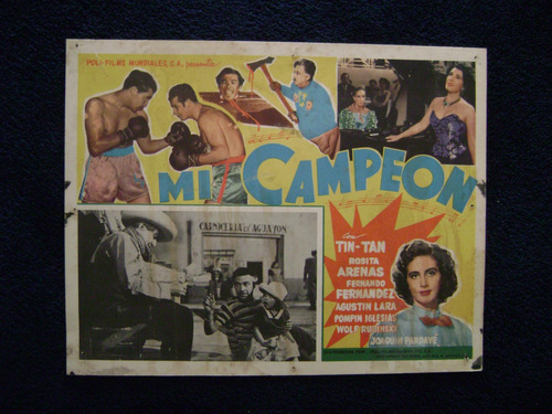 Mi Campeon Tin Tan Cartel Poster A 5.1.23
