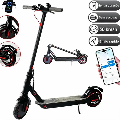 Patinete Scooter Eletrico Com Velocidade Ate 30 Km Bluetooth