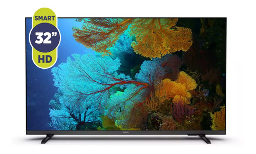 Imagen 1 de 3 de Smart Tv Led 32 Philips 32phd6917/77 Android Hd
